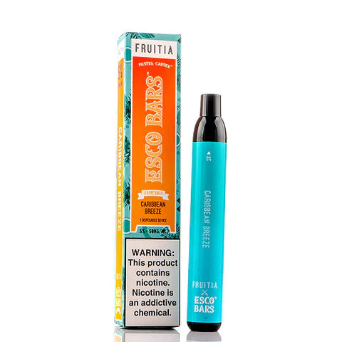 FRUITIA X ESCO BARS DISPOSABLE VAPE - 2,500 PUFFS