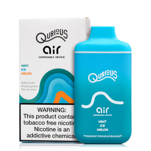 QURIOUS AIR DISPOSABLE VAPE - 6,000 PUFFS